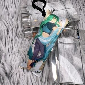 Handmade Anime Genshin Impact Baizhu Anxiety Relief Plush Keychain